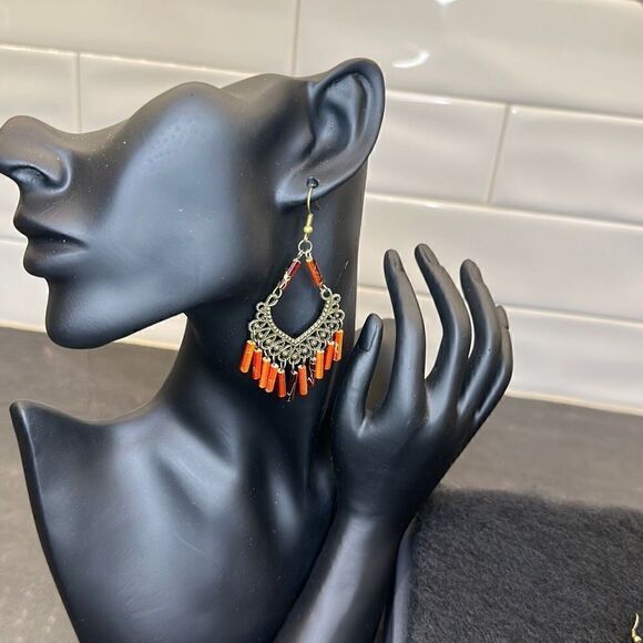 African Handmade Earrings - Picture 2 of 3